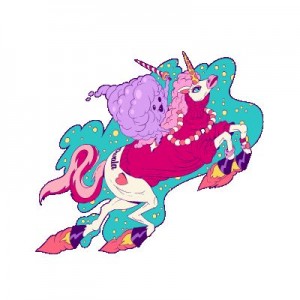 Owala 10 Stickers Cotton Candy Riding A Unicorn | NLV6315R
