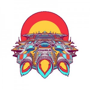 Owala 4 Stickers Spaced Out | NLB6321E